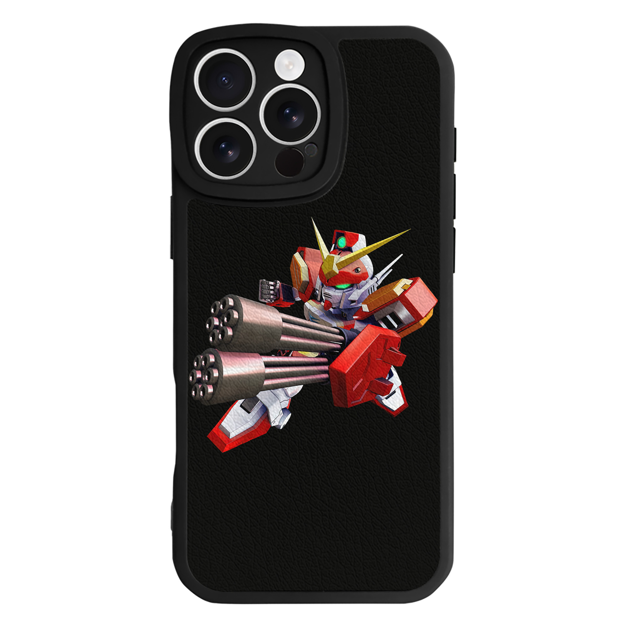 （画像用） 機動戦士ガンダム Mobile Suit Gundam 【iPhone 16シリーズ対応】シリコンスマホケース（レザー調） 材質：シリコン